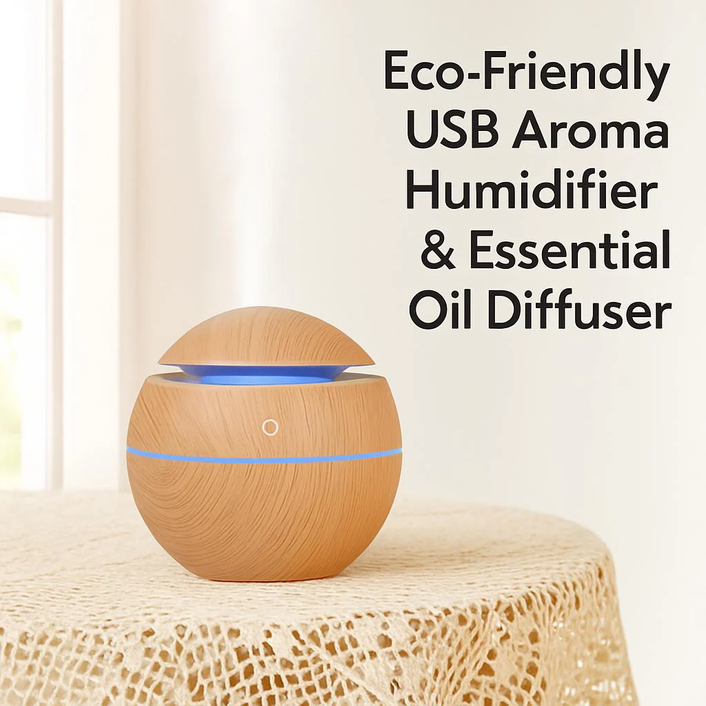 Eco-Friendly USB Aroma Humidifier & Essential Oil Diffuser - Image 9