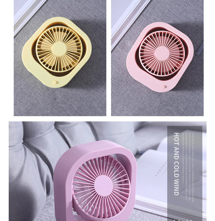 Eco-Friendly Portable USB Desk Fan with 180° Rotation - Image 10