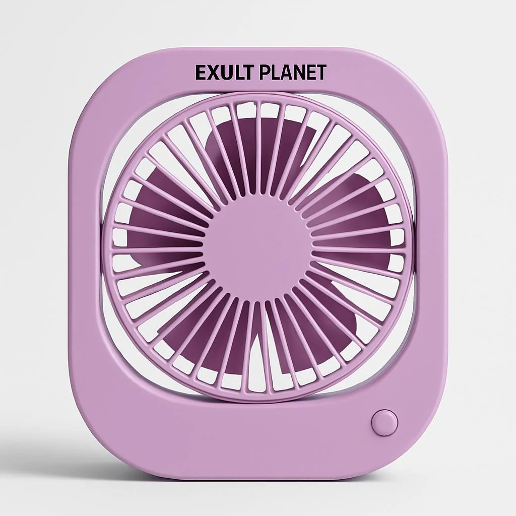 Eco-Friendly Portable USB Desk Fan with 180° Rotation - Image 6