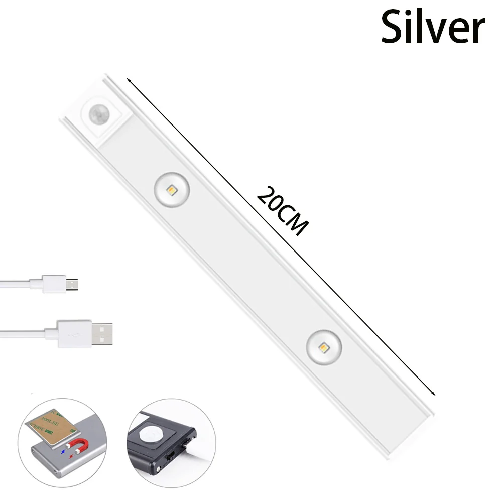 USB Rechargeable LED Motion Sensor Night Light - Image 4