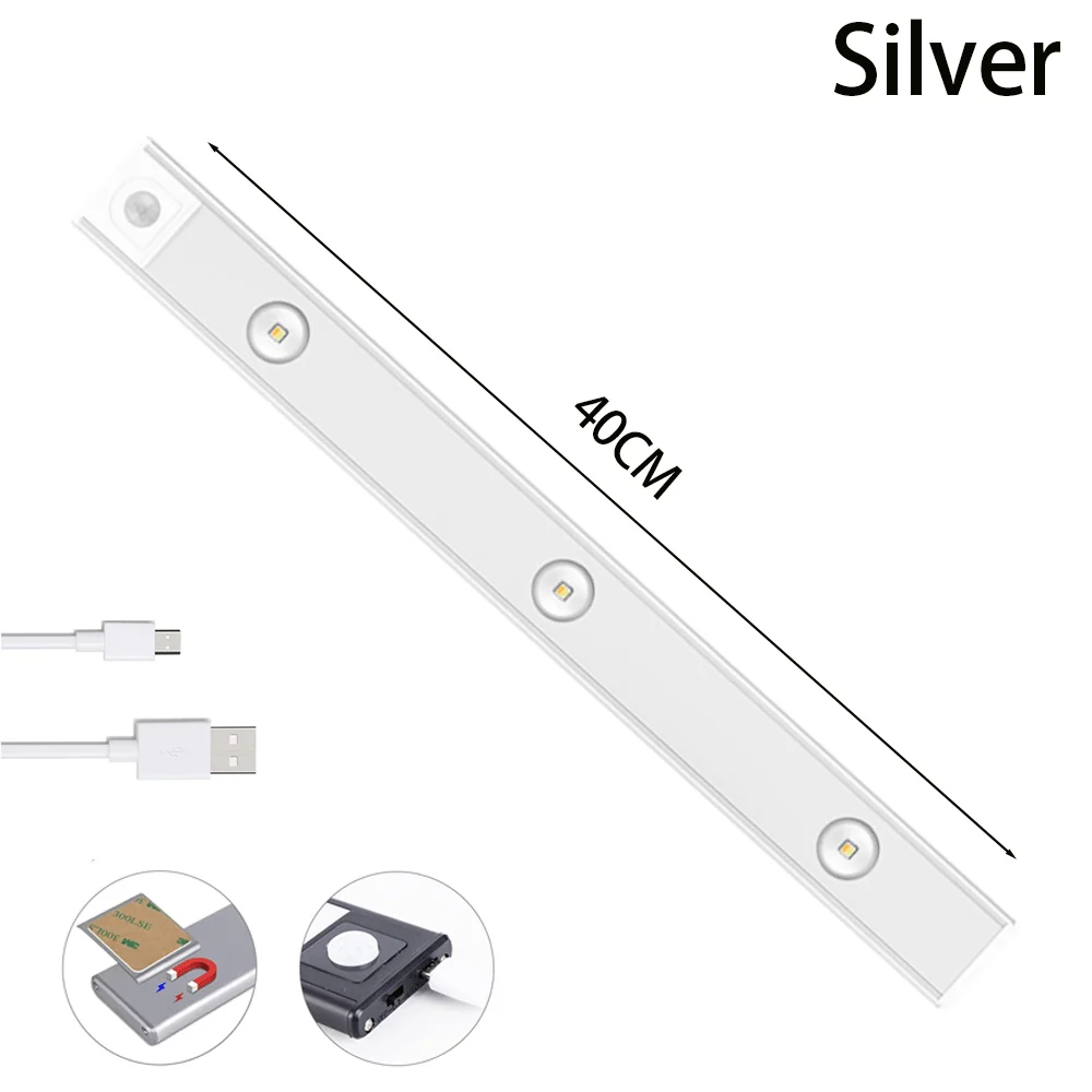 USB Rechargeable LED Motion Sensor Night Light - Image 6