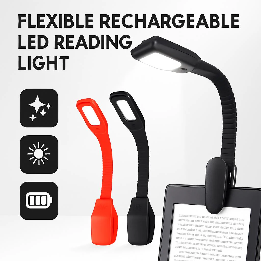 Flexible Rechargeable LED Reading Light - Image 2