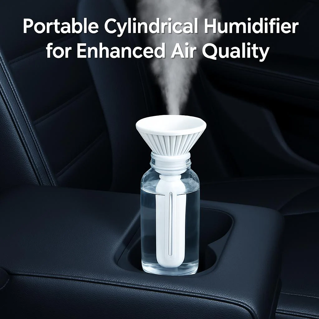 Portable Cylindrical Humidifier for Enhanced Air Quality - Image 3