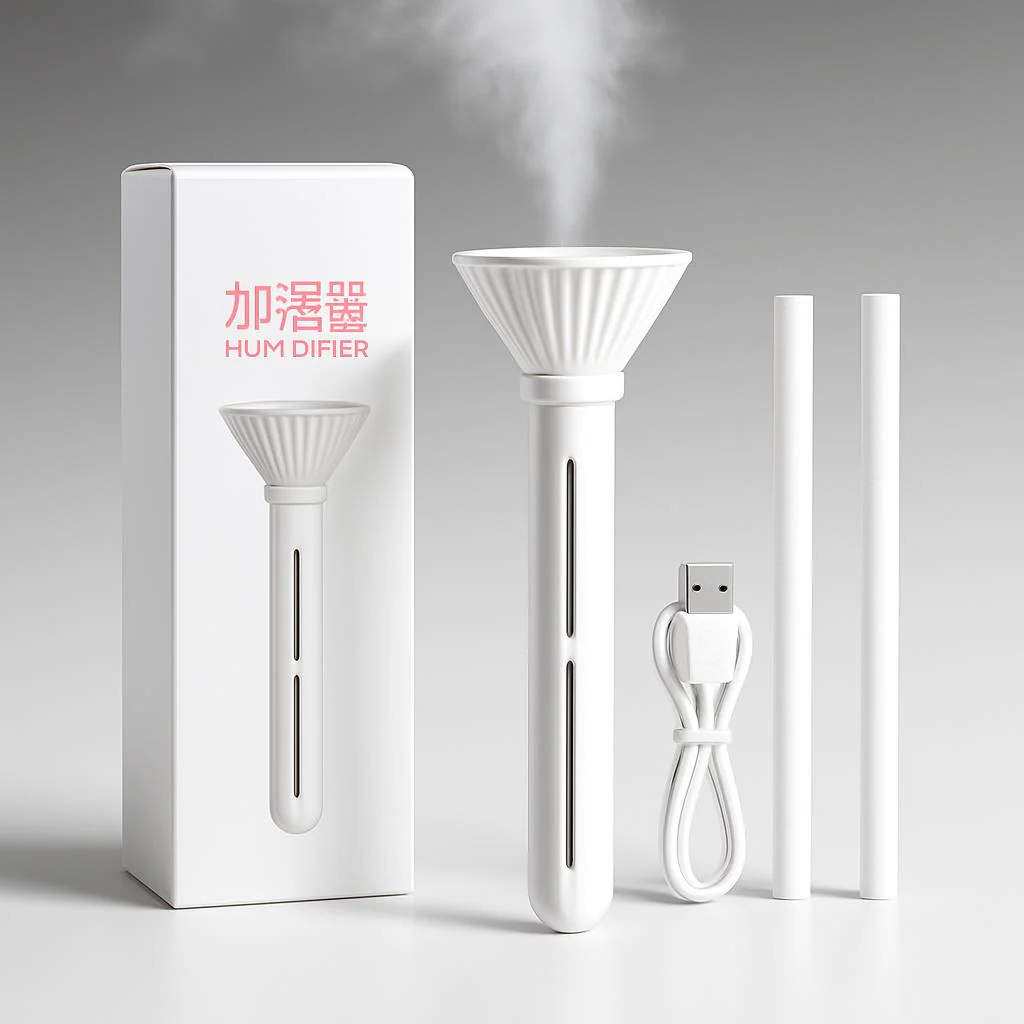 Portable Cylindrical Humidifier for Enhanced Air Quality - Image 4
