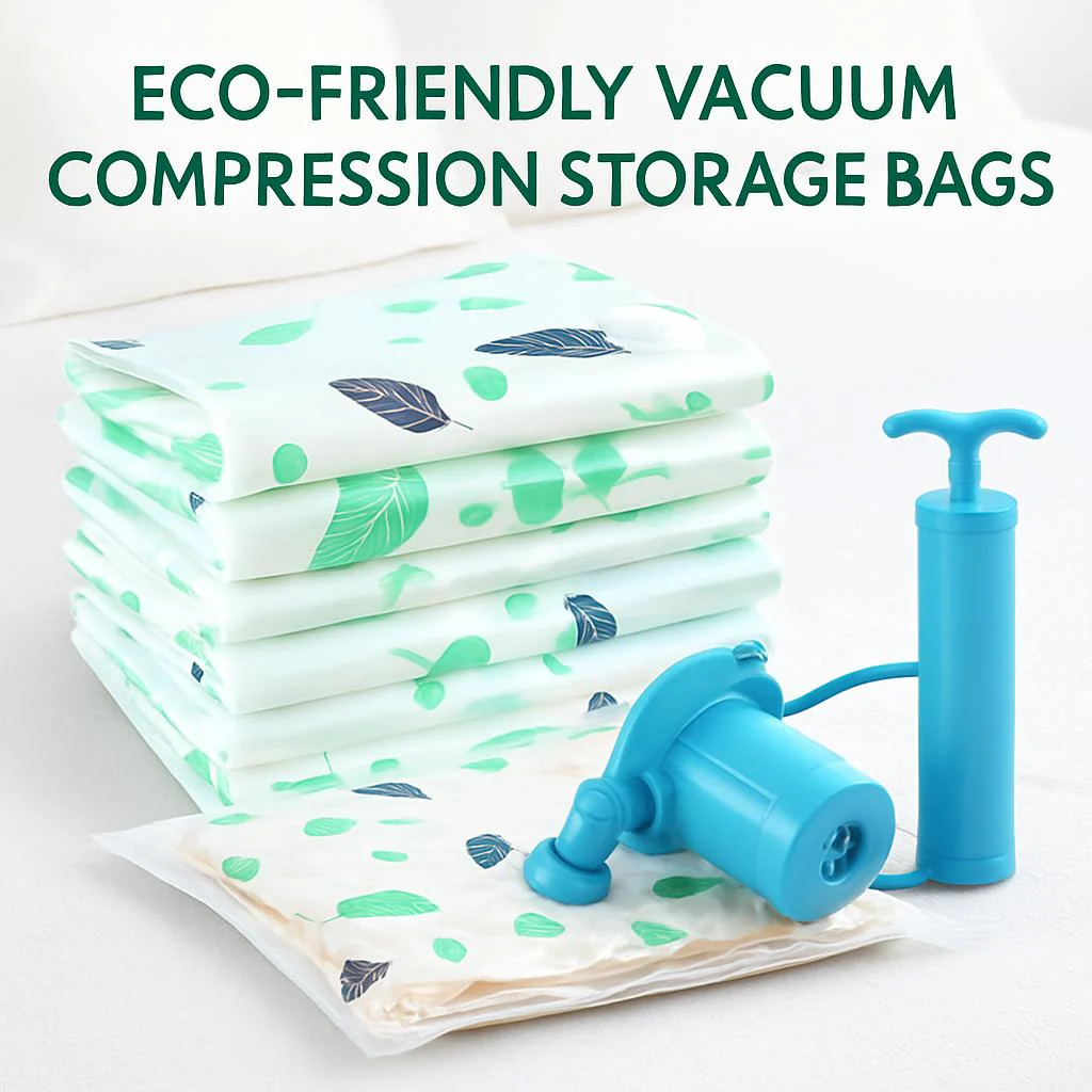 Eco-Friendly Vacuum Compression Storage Bags - Space-Saving & Durable - Image 5