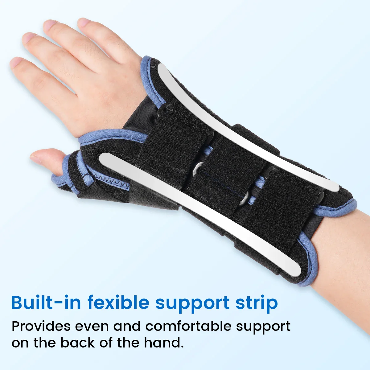 VELPEAU Wrist Splint with Thumb Stabilizer for Tendonitis, De Quervain's Tenosynovitis and Arthritis Pain, Wrist Joint Brace - Image 9