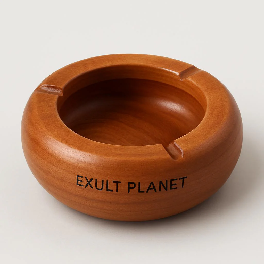 Eco-Friendly Wooden Ashtray - Sustainable, Biodegradable, Plastic-Free - Image 4