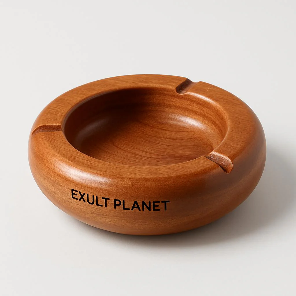 Eco-Friendly Wooden Ashtray - Sustainable, Biodegradable, Plastic-Free - Image 5