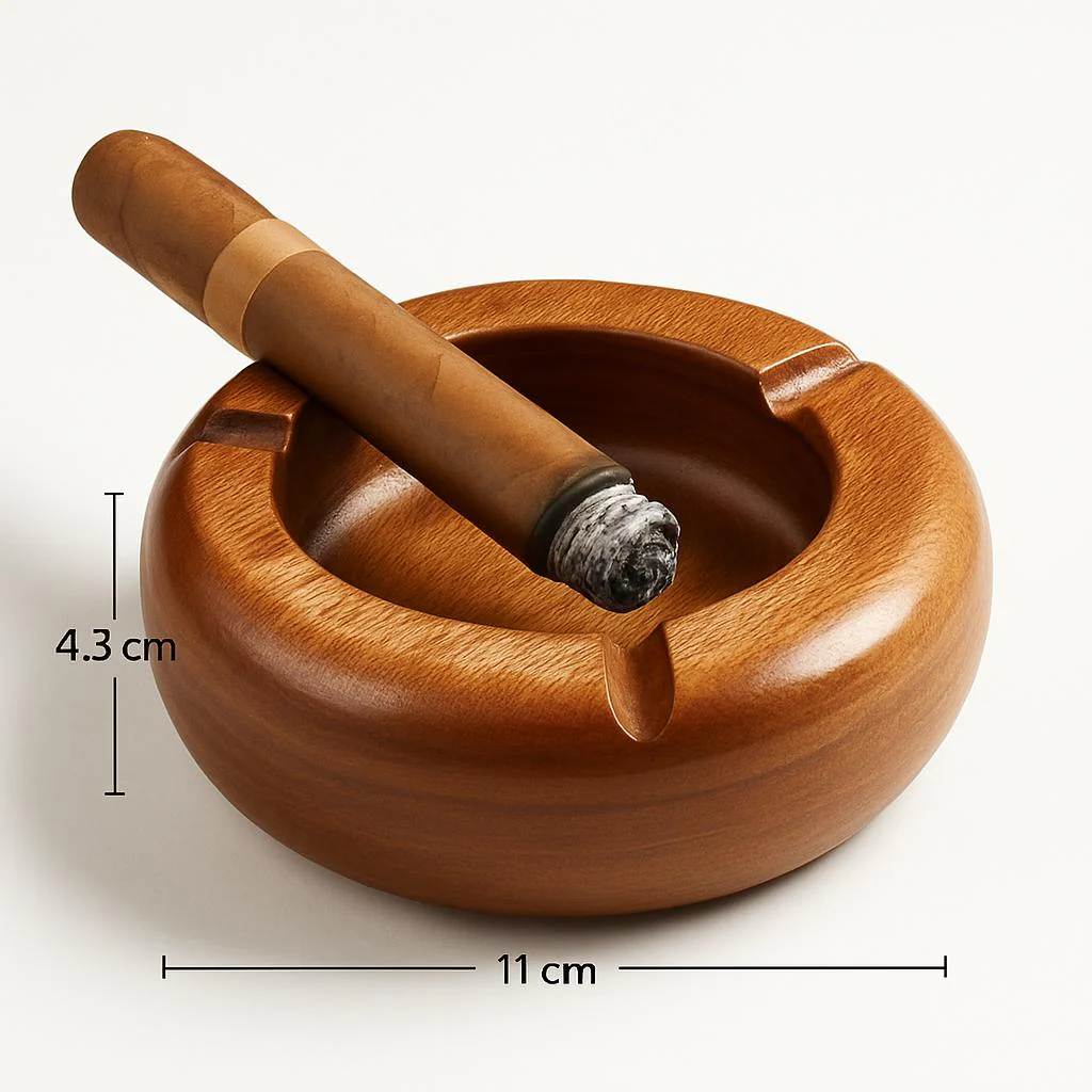 Eco-Friendly Wooden Ashtray - Sustainable, Biodegradable, Plastic-Free - Image 6