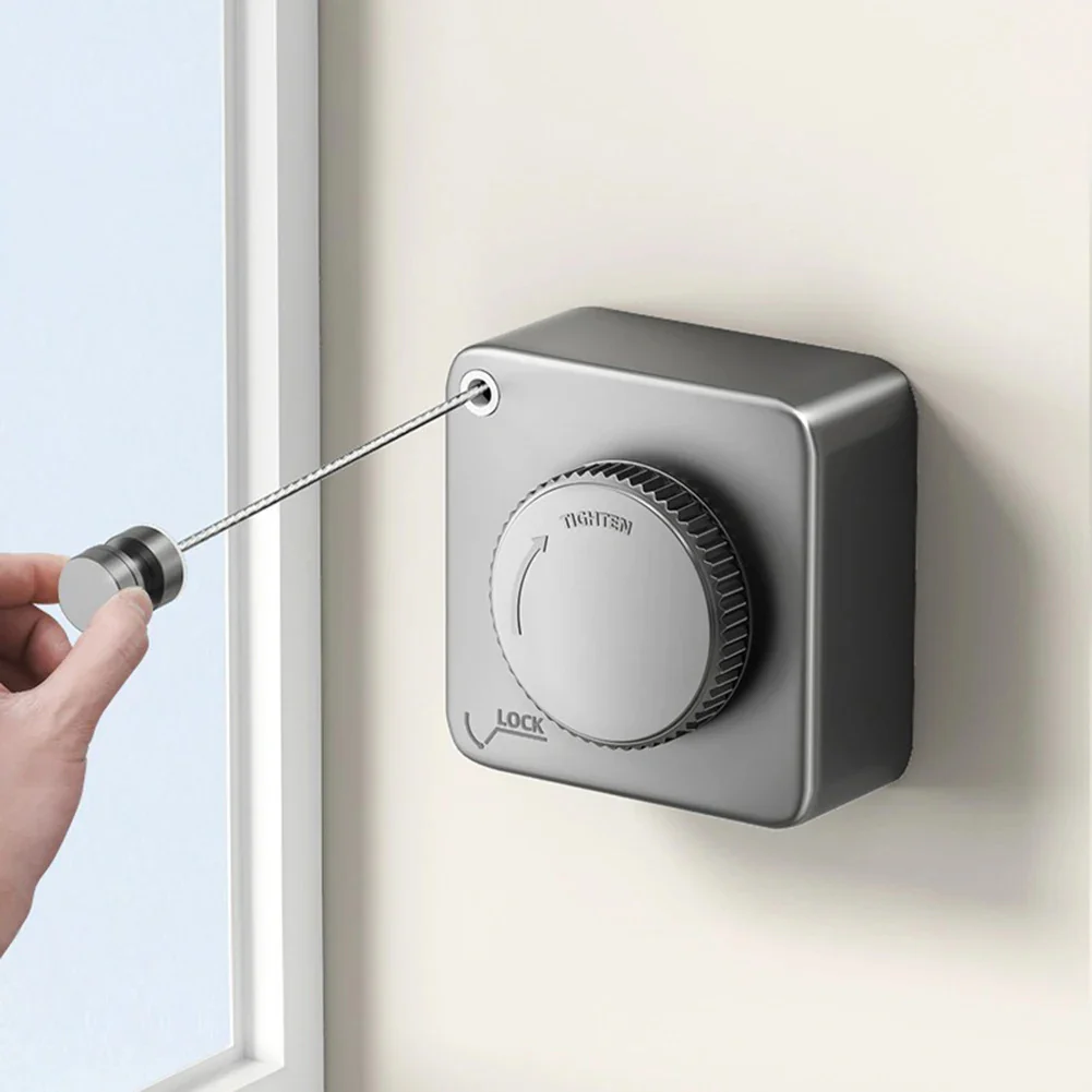 Retractable Wall-Mounted Clothesline - Eco-Friendly Drying Solution - Image 20