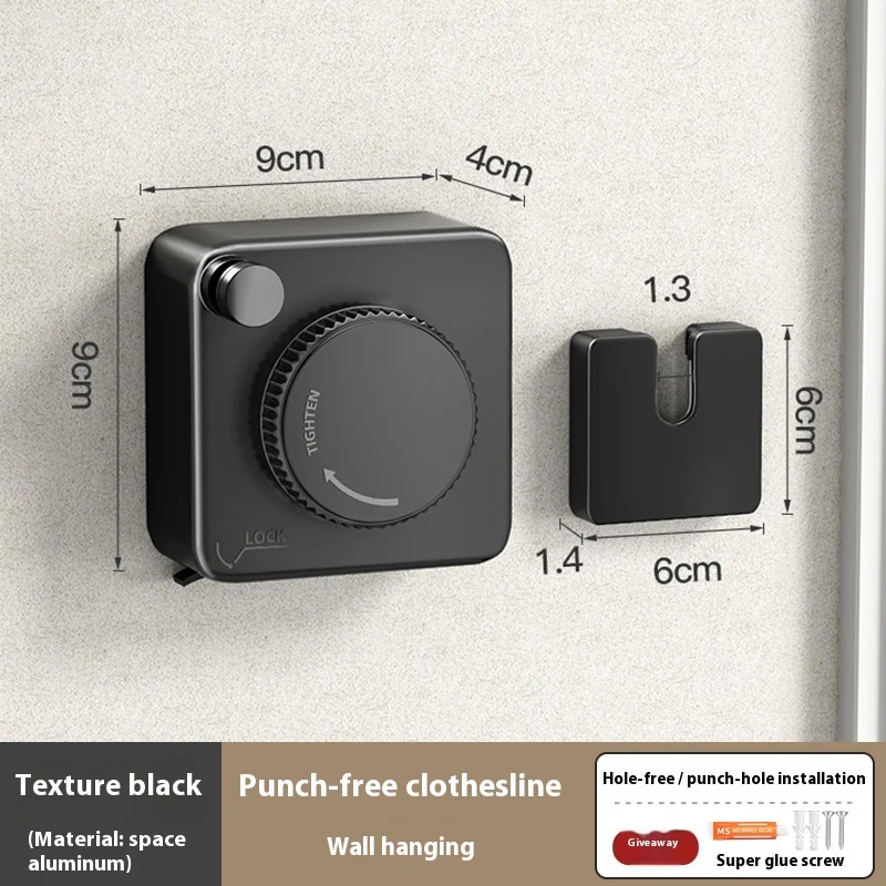 Retractable Wall-Mounted Clothesline - Eco-Friendly Drying Solution - Image 29