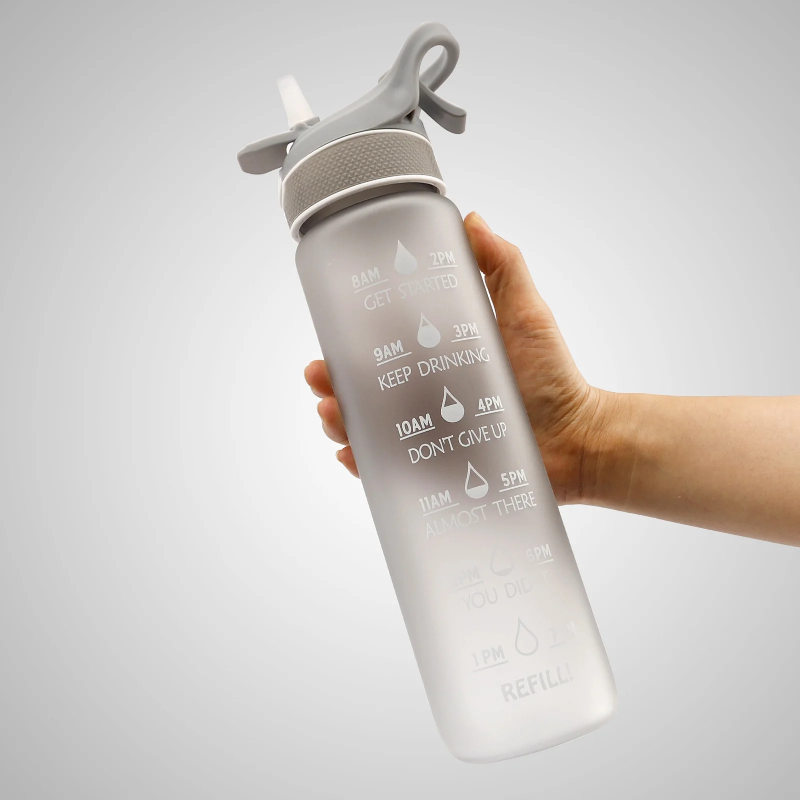 EcoBounce Hydration Bottle with Straw & Scrub Cover - Image 4