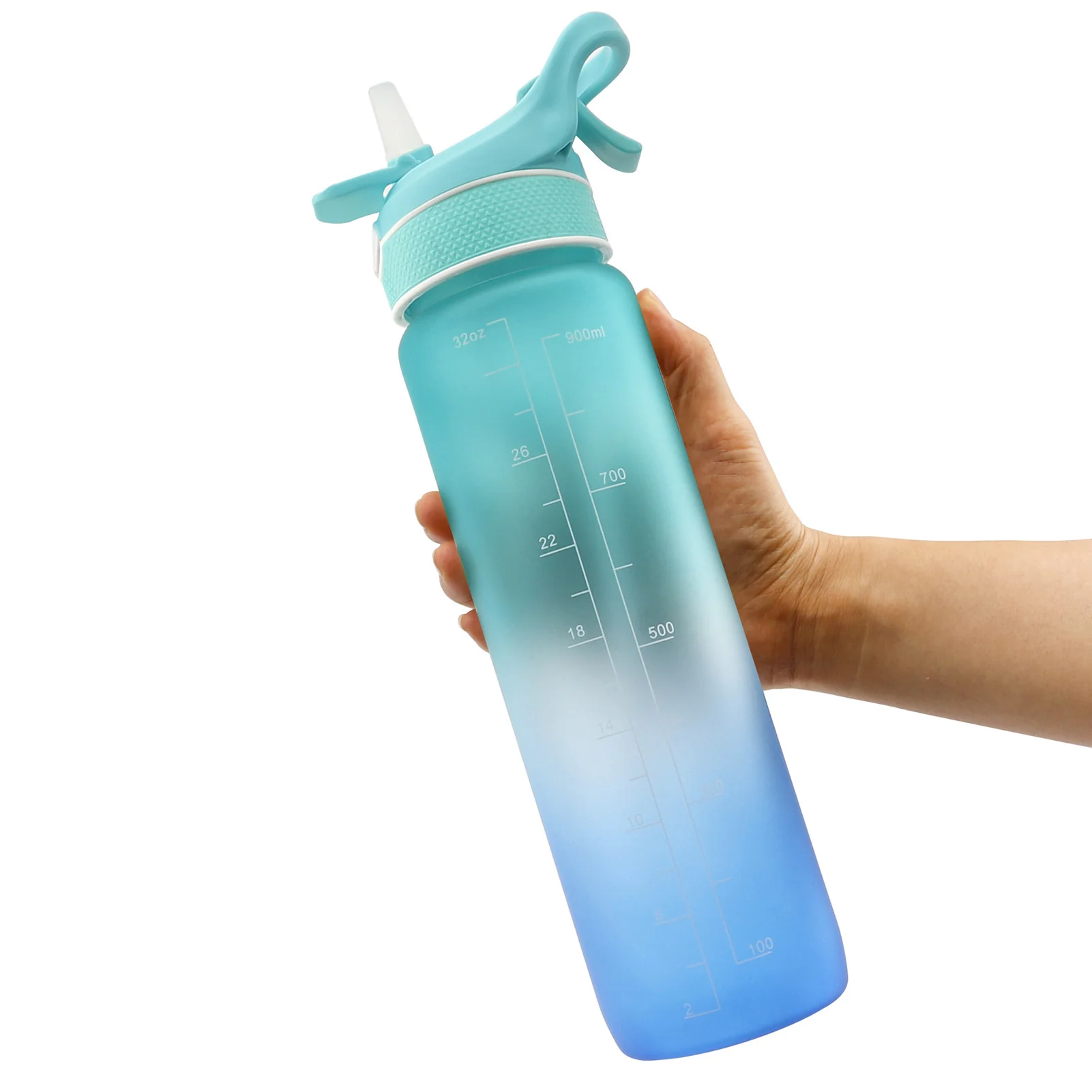 EcoBounce Hydration Bottle with Straw & Scrub Cover - Image 5