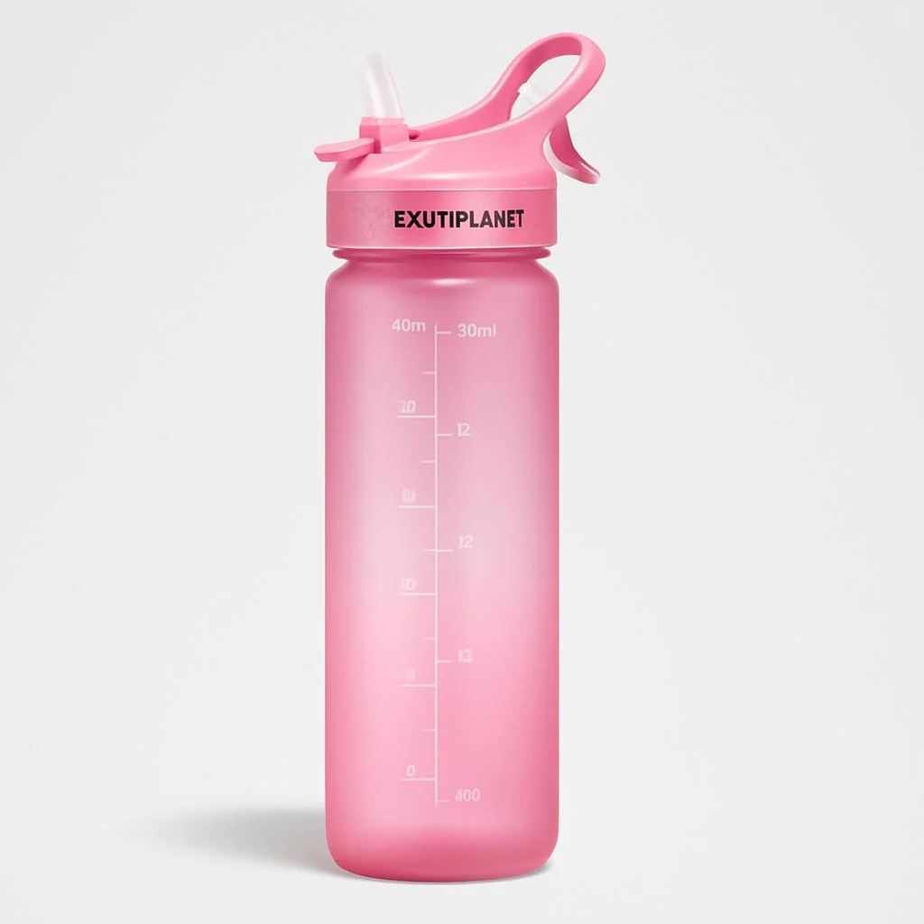 EcoBounce Hydration Bottle with Straw & Scrub Cover - Image 9