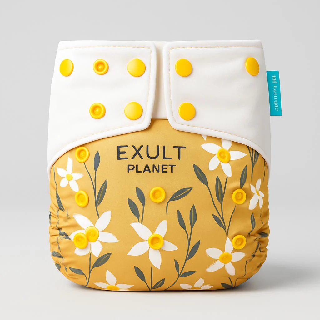 Eco-Friendly Reusable AI2 Cloth Diaper with Animal Patterns for Babies 6-15 kg - Image 13