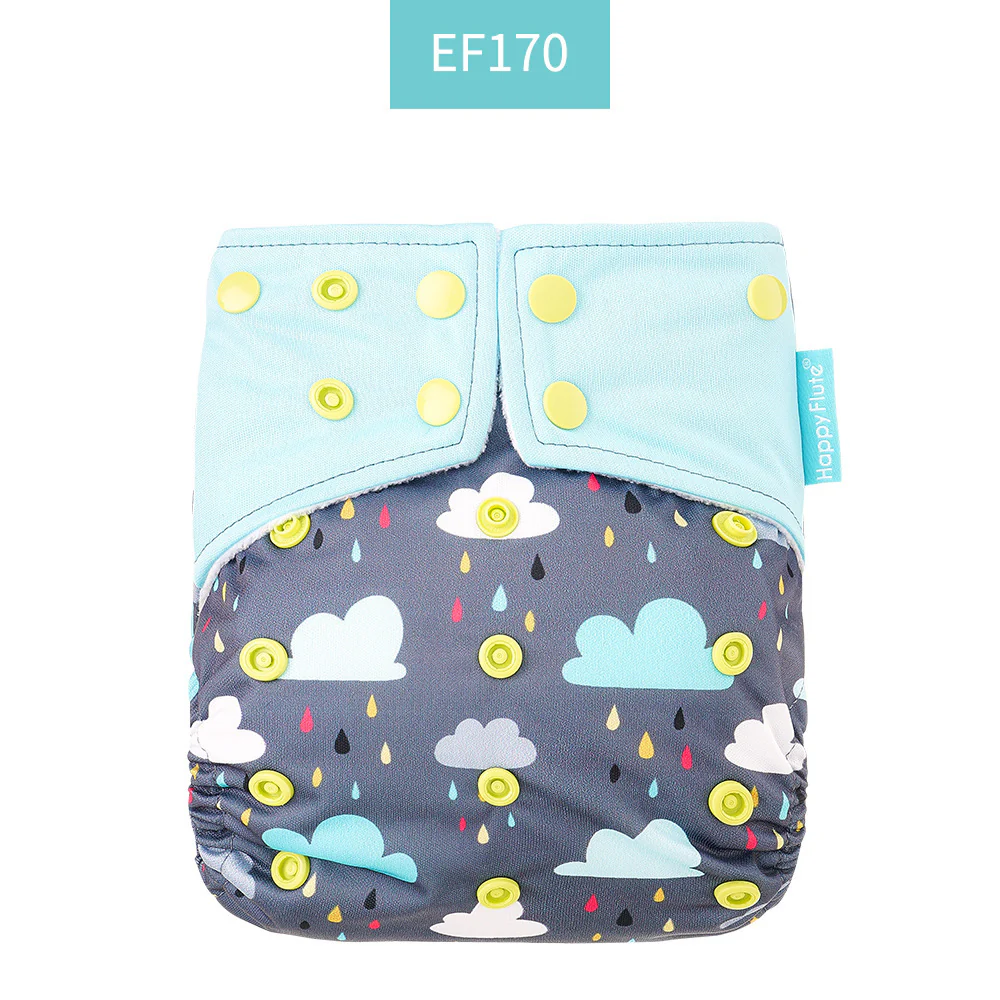 Eco-Friendly Reusable AI2 Cloth Diaper with Animal Patterns for Babies 6-15 kg - Image 21