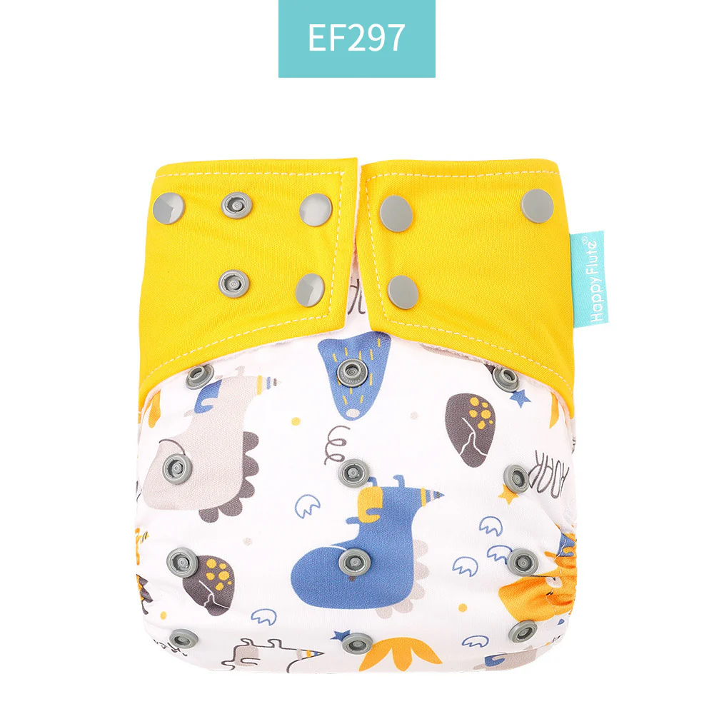 Eco-Friendly Reusable AI2 Cloth Diaper with Animal Patterns for Babies 6-15 kg - Image 23