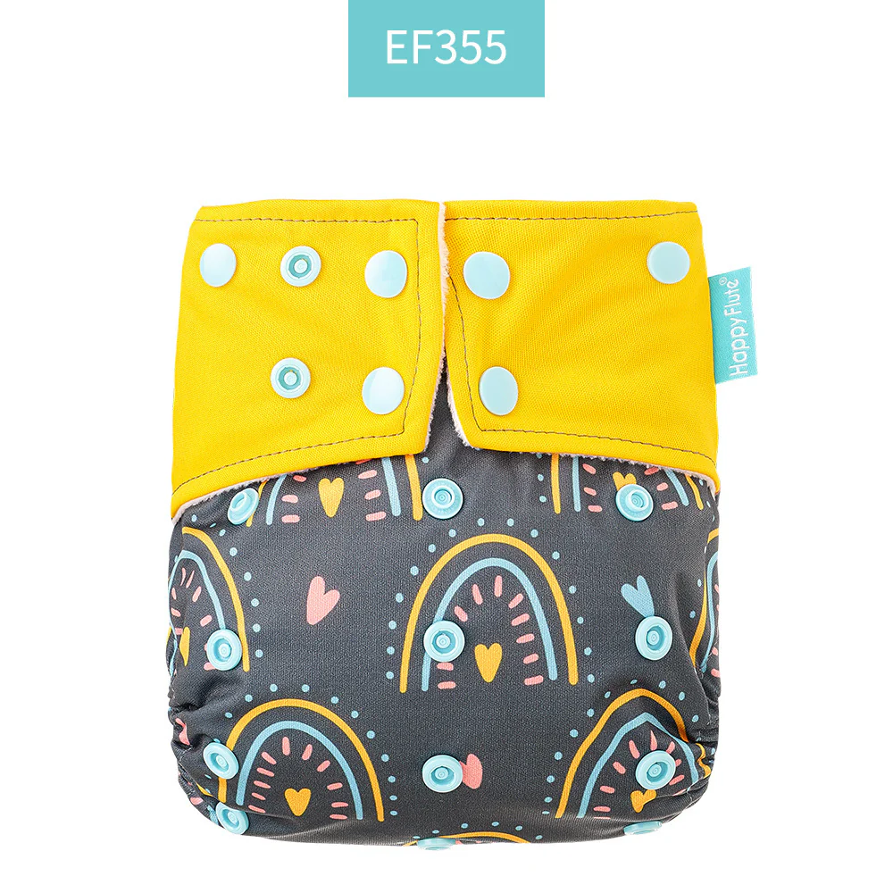 Eco-Friendly Reusable AI2 Cloth Diaper with Animal Patterns for Babies 6-15 kg - Image 25