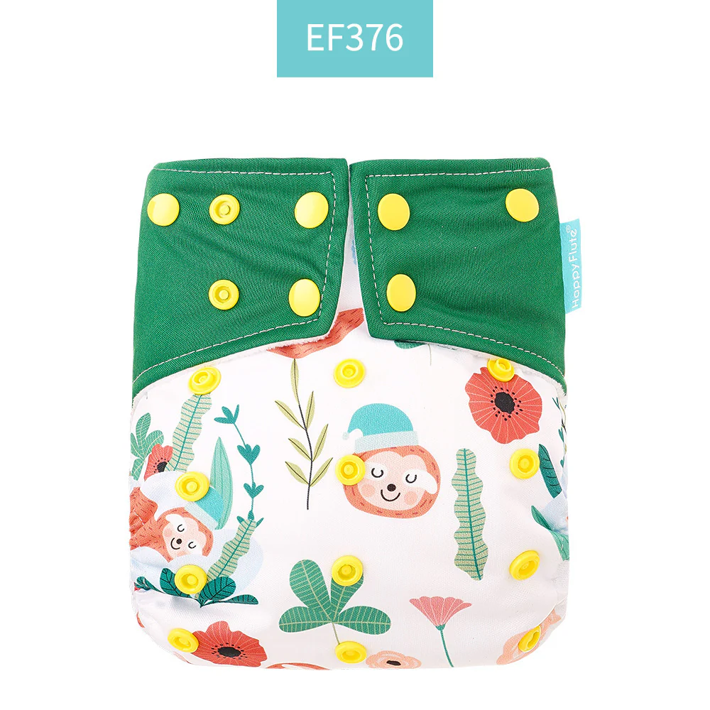 Eco-Friendly Reusable AI2 Cloth Diaper with Animal Patterns for Babies 6-15 kg - Image 28