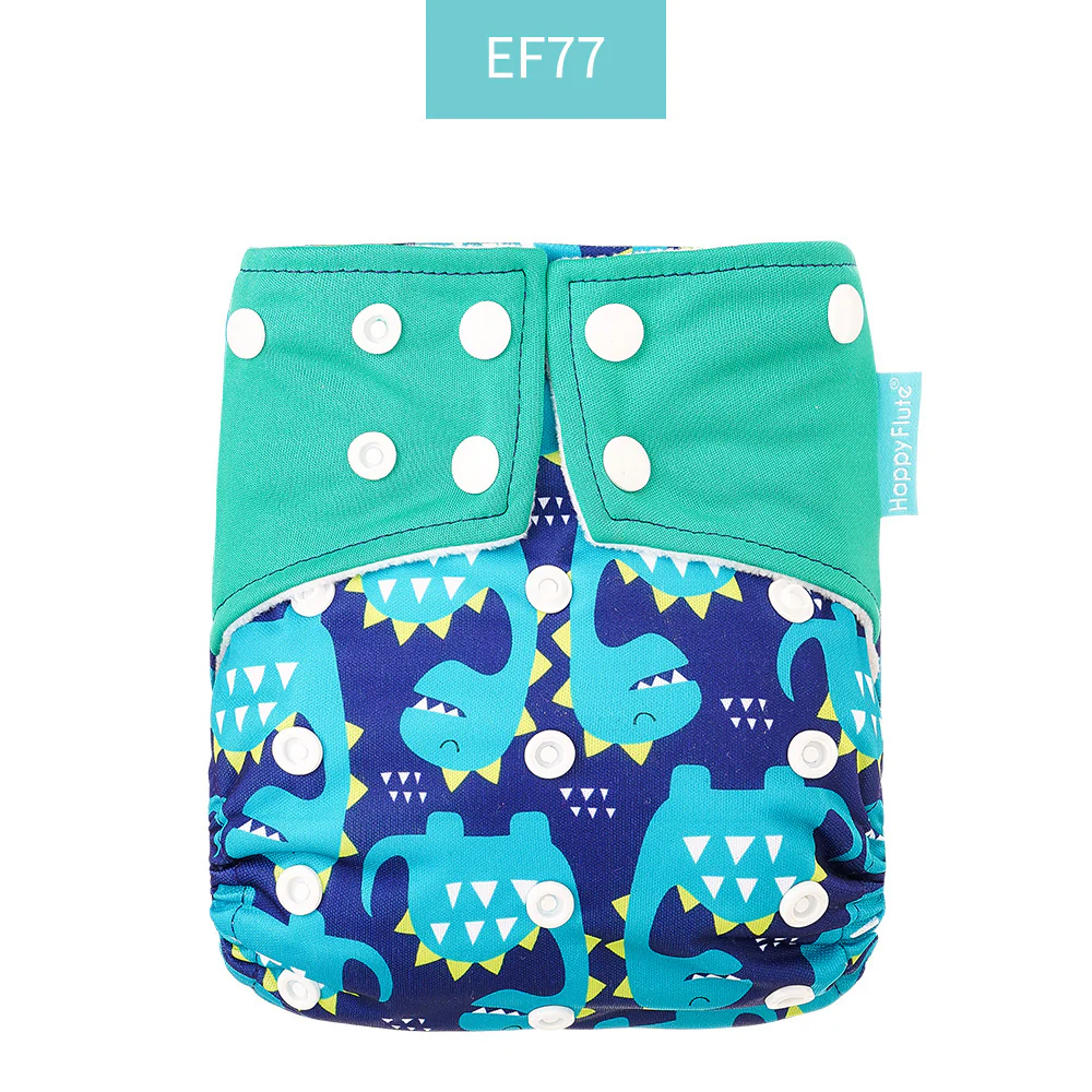 Eco-Friendly Reusable AI2 Cloth Diaper with Animal Patterns for Babies 6-15 kg - Image 29