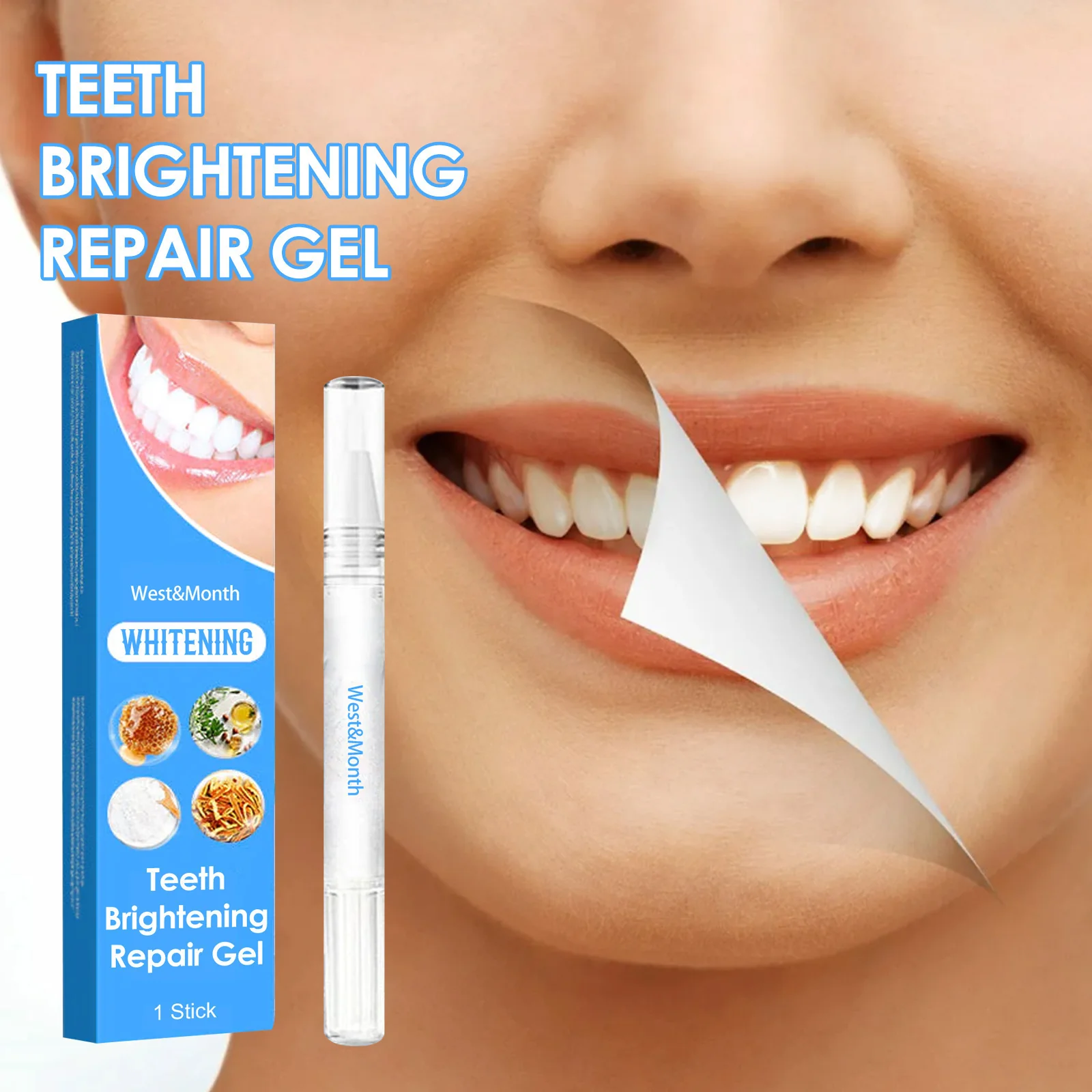 Dual-Action Tooth Brightening & Repair Pen with Hydroxyapatite - Image 7