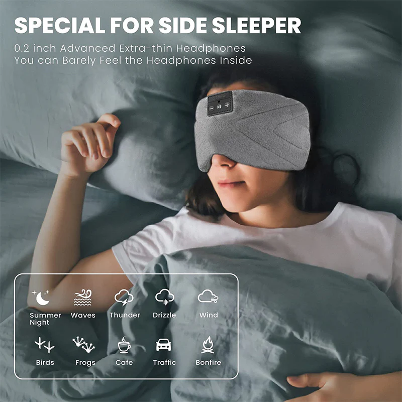 Sleep Mask with Built-In White Noise for Enhanced Sleep - Image 15