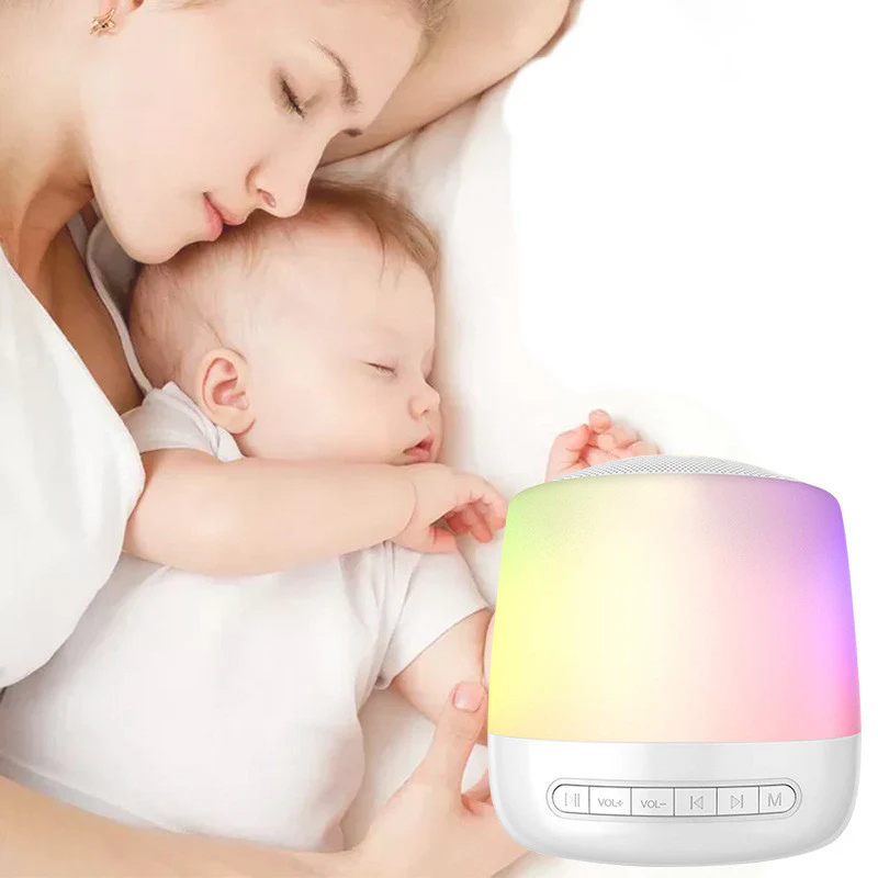 Colorful LED White Noise Bluetooth Speaker for Relaxation - Image 11