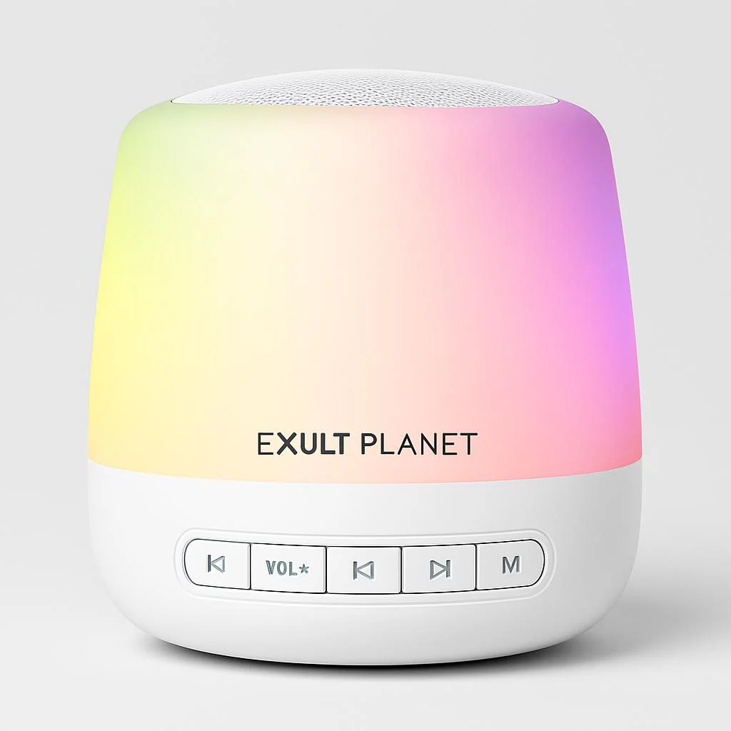 Colorful LED White Noise Bluetooth Speaker for Relaxation - Image 6