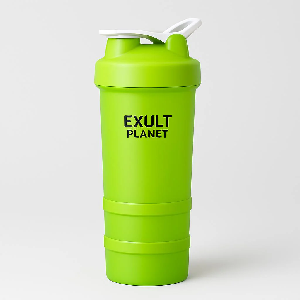 Eco-Friendly Protein Shaker Bottle - Black - Image 6
