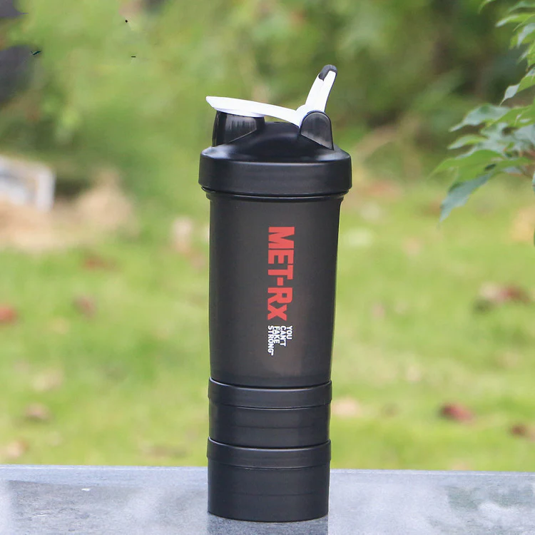 Eco-Friendly Protein Shaker Bottle - Black - Image 8