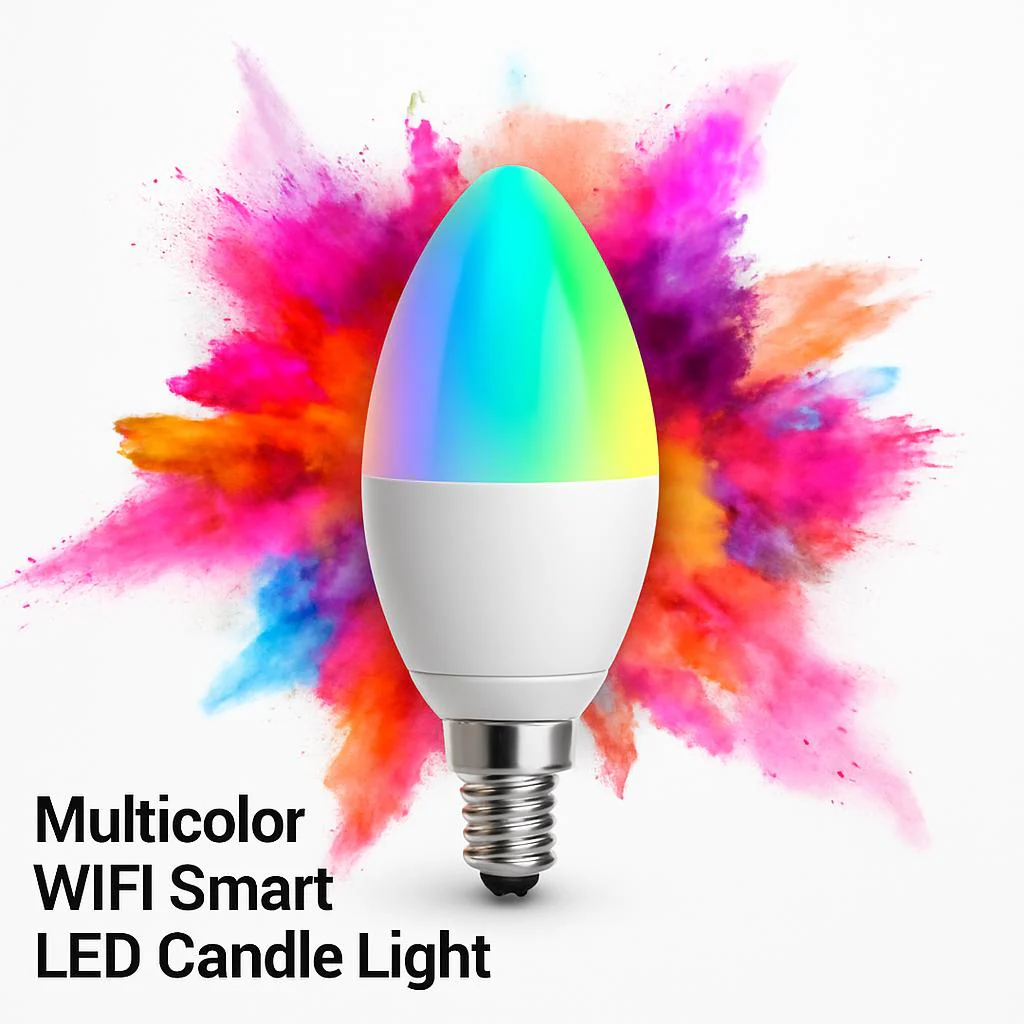 Multicolor WiFi Smart LED Candle Light - Image 2