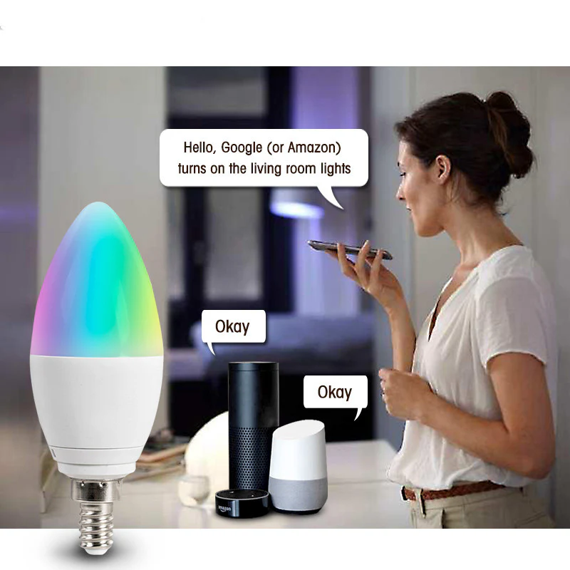 Multicolor WiFi Smart LED Candle Light - Image 9