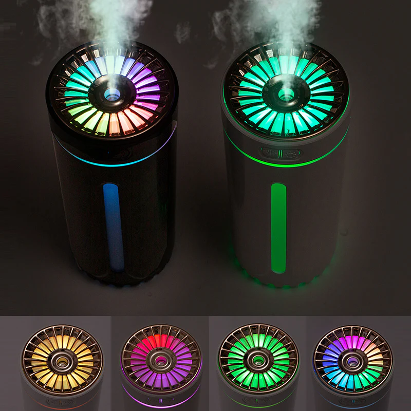 Portable Car Humidifier with Blue LED Light - Enhance Air Quality On-the-Go - Image 18