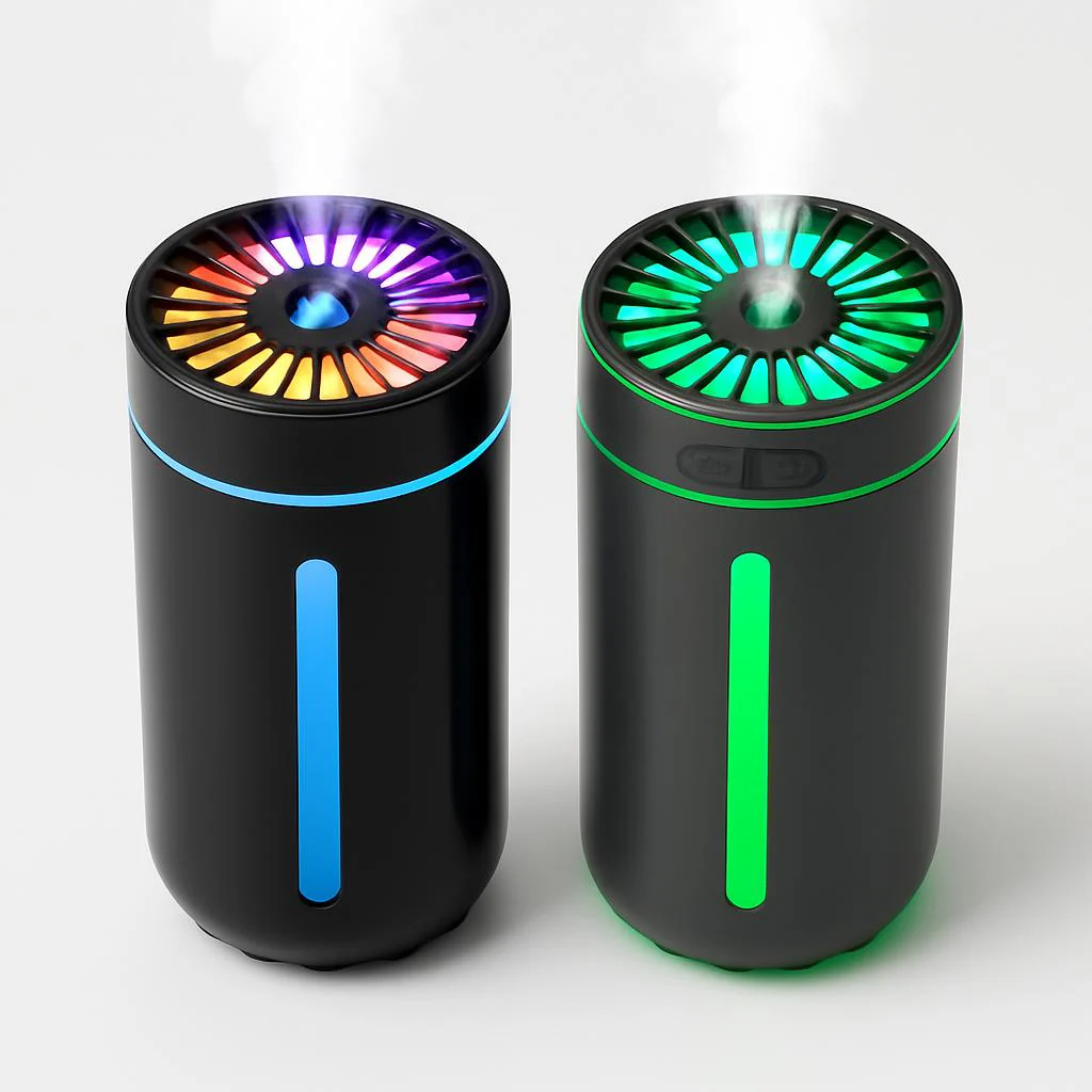 Portable Car Humidifier with Blue LED Light - Enhance Air Quality On-the-Go - Image 6
