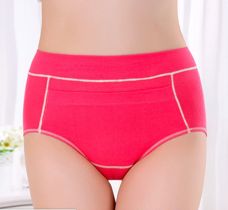 Eco-Friendly Period Pants - Light Blue with Pink Stitching - Image 13