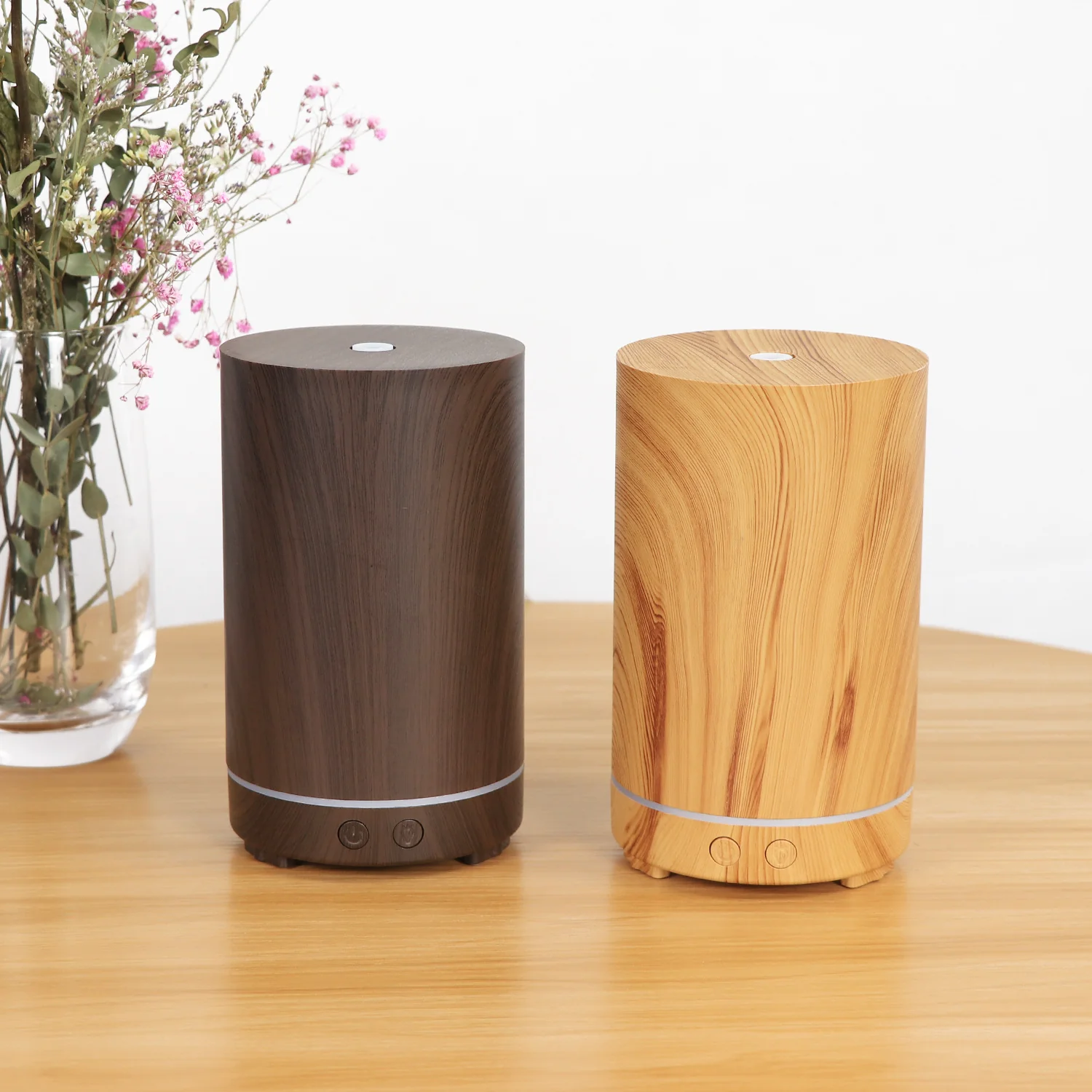Eco-Friendly Wood Grain Essential Oil Diffuser for Aromatherapy & Humidifying - Image 11