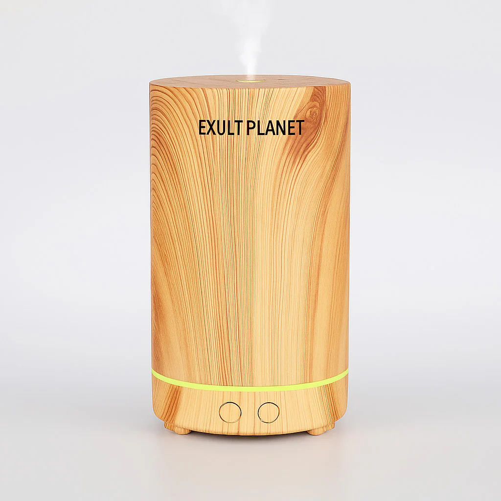 Eco-Friendly Wood Grain Essential Oil Diffuser for Aromatherapy & Humidifying - Image 8