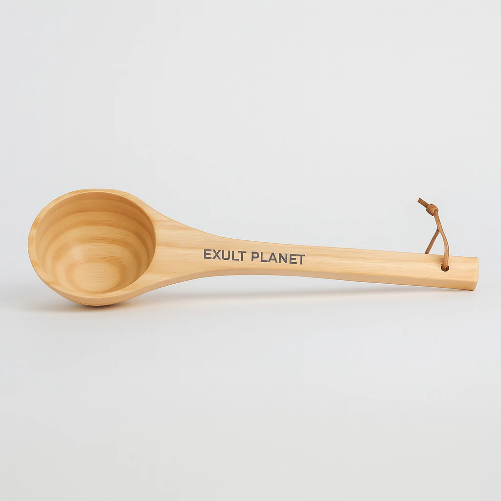 Eco-Friendly Wooden Barrel and Spoon Spa Set