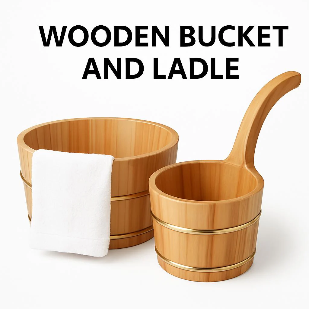 Eco-Friendly Wooden Barrel and Spoon Spa Set - Image 2