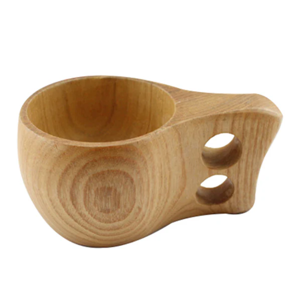Eco-Friendly Wooden Cup with Handle - Sustainable & Biodegradable - Image 13