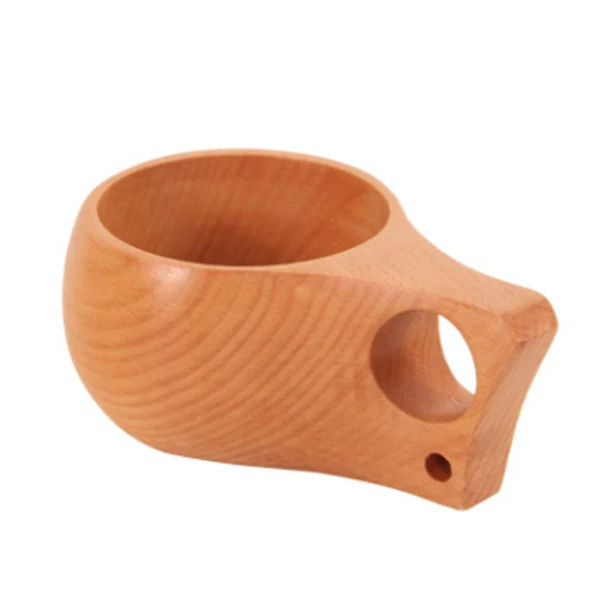 Eco-Friendly Wooden Cup with Handle - Sustainable & Biodegradable - Image 15