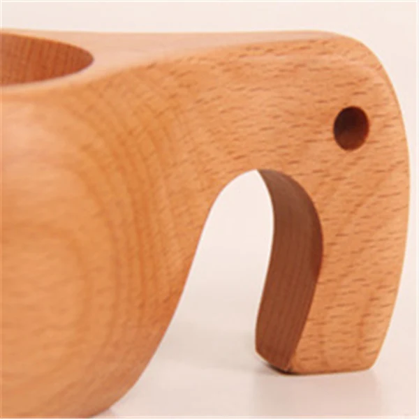 Eco-Friendly Wooden Cup with Handle - Sustainable & Biodegradable - Image 17