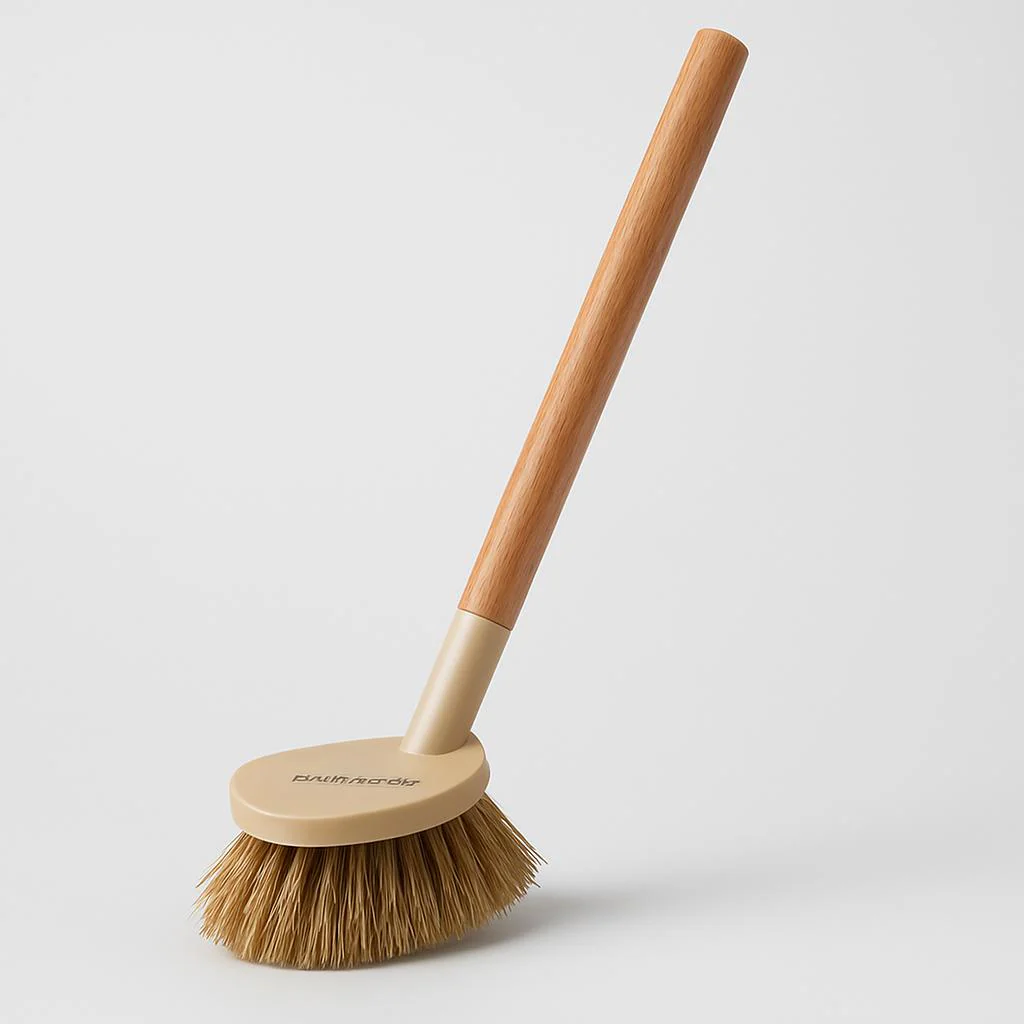 Eco-Friendly Wooden Toilet Brush with Natural Bristles - Image 15