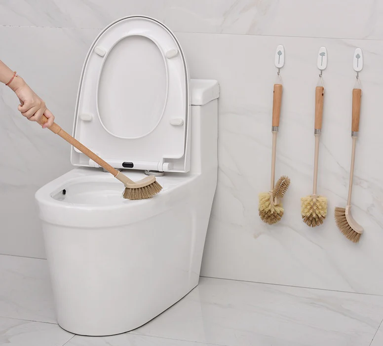 Eco-Friendly Wooden Toilet Brush with Natural Bristles - Image 23