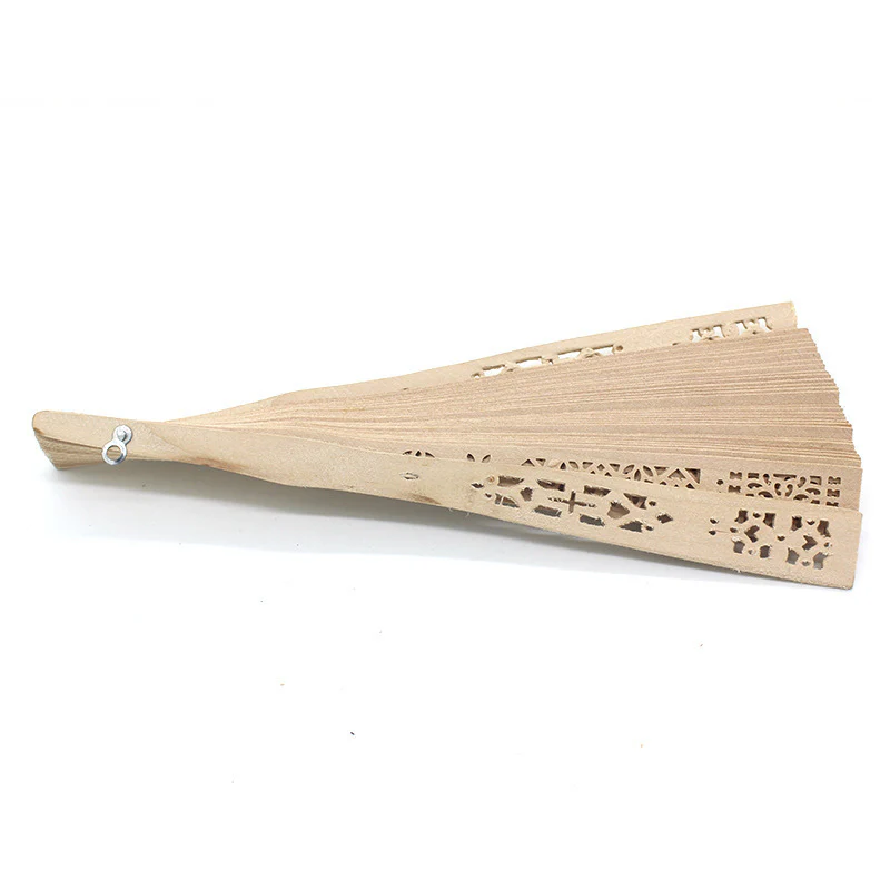 Eco-Friendly Natural Wood Folding Fan - Sustainable Cooling Solution - Image 10