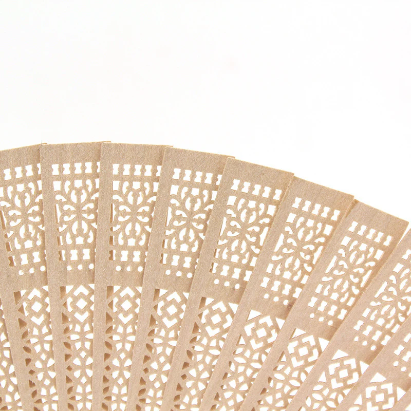 Eco-Friendly Natural Wood Folding Fan - Sustainable Cooling Solution - Image 9