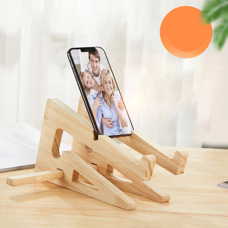 Eco-Friendly Natural Wood Vertical Laptop Stand - Image 16