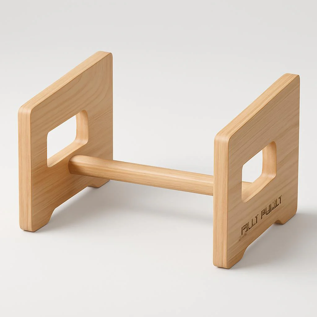 Eco-Friendly Natural Wood Vertical Laptop Stand - Image 9