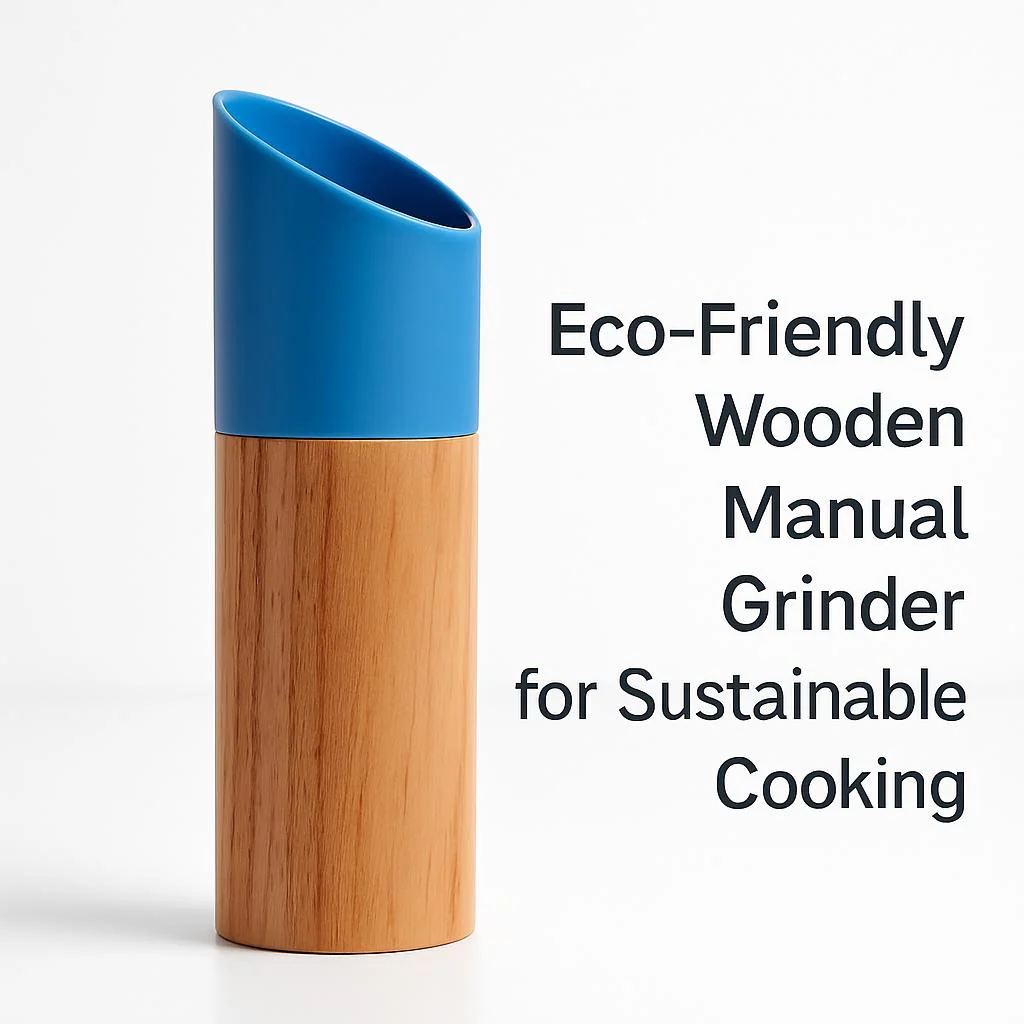 Eco-Friendly Wooden Manual Grinder for Sustainable Cooking - Image 8