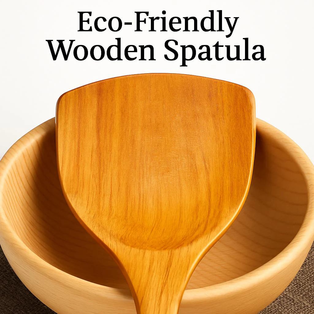 Eco-Friendly Wooden Spatula Set for Sustainable Cooking - Image 4